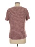 Emelia Burgundy Short Sleeve Top Size M - photo 2