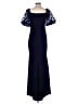 Xscape Blue Cocktail Dress Size 4 - photo 2