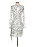 Adelyn Rae Graphic Silver Cocktail Dress Size S - photo 2