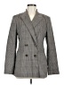 Topshop Houndstooth Gray Blazer Size 8 - photo 1