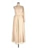 Unbranded 100% Polyester Tan Cocktail Dress Size 16 - photo 1