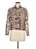Ruby Rd. Aztec Or Tribal Print Brown Long Sleeve Blouse Size 6 (petite) - photo 1