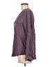 Express Purple Long Sleeve Blouse Size M - photo 5