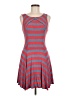 Ella Moss Stripes Red Cocktail Dress Size M - photo 1