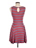 Ella Moss Stripes Red Cocktail Dress Size M - photo 2