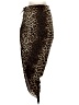Veronica Beard Animal Print Brown Silk Skirt Size 0 - photo 2