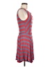 Ella Moss Stripes Red Cocktail Dress Size M - photo 4