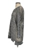Autumn Cashmere 100% Cotton Metallic Gray Pullover Sweater Size S - photo 5