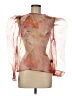 Shein 100% Polyester Pink 3/4 Sleeve Blouse Size 6 - photo 1