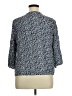 Kohl's 100% Rayon Blue 3/4 Sleeve Blouse Size 1X (estimated) - photo 2
