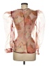 Shein 100% Polyester Pink 3/4 Sleeve Blouse Size 6 - photo 2