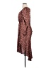 Lush 100% Polyester Animal Print Brown Casual Dress Size XL - photo 5