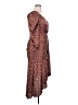 Lush 100% Polyester Animal Print Brown Casual Dress Size XL - photo 4