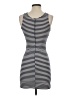 Aqua Stripes Blue Casual Dress Size XS - photo 2