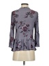 Wild Pearl 100% Rayon Gray 3/4 Sleeve Blouse Size S - photo 2
