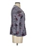 Wild Pearl 100% Rayon Gray 3/4 Sleeve Blouse Size S - photo 4