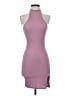 PrettyLittleThing Solid Purple Cocktail Dress Size 2 - photo 1