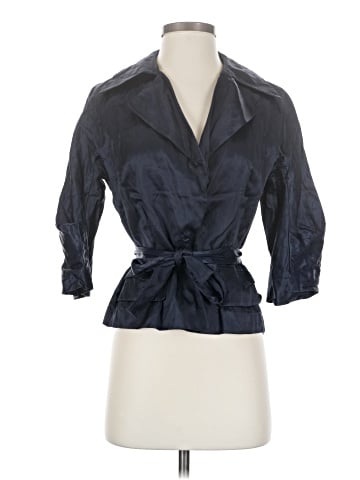Lida Baday 3/4 Sleeve Silk Top (view 1)