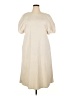 RIVIR Solid Ivory Casual Dress Size 2X (estimated) - photo 1