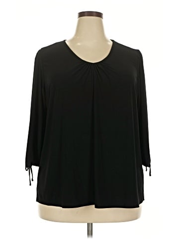 Ava James 3/4 Sleeve Blouse (view 1)