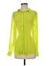 Wildfang 100% Polyester Solid Green Long Sleeve Blouse Size S - photo 1