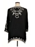 Lauren Michelle Black 3/4 Sleeve Blouse Size 1X - photo 2