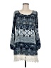 rue21 100% Polyester Blue Casual Dress Size M - photo 1