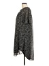 Ann Taylor LOFT 100% Polyester Chevron-herringbone Black Casual Dress Size M (estimated) - photo 5