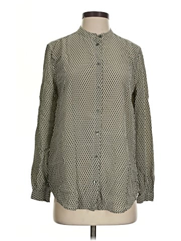 Equipment Long Sleeve Silk Top (view 1)
