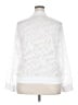 Unbranded 100% Polyester White Track Jacket Size XXL (estimated) - photo 2