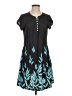 Unbranded Print Teal Casual Dress Size S - photo 1