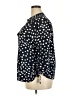 Roz & Ali Polka Dots Black 3/4 Sleeve Blouse Size 2X - photo 5
