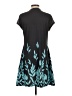 Unbranded Print Teal Casual Dress Size S - photo 2
