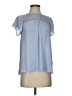 Maeve 100% Polyester Blue Short Sleeve Blouse Size 2 - photo 1