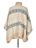 Central Park West Chevron-herringbone Tan Poncho Size S - photo 2