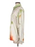 Low Classic Print Ivory Long Sleeve Blouse Size M - photo 5