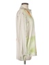 Low Classic Print Ivory Long Sleeve Blouse Size M - photo 4