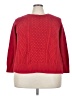 Chaps Solid Red Pullover Sweater Size 3X - photo 1