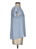 Maeve 100% Polyester Blue Short Sleeve Blouse Size 2 - photo 4