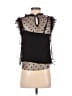 Old Navy 100% Nylon Black Sleeveless Blouse Size XS - photo 2