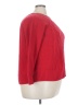 Chaps Solid Red Pullover Sweater Size 3X - photo 4
