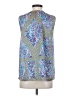 Juicy Couture 100% Polyester Blue Sleeveless Blouse Size S - photo 2