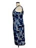 Maya Brooke 100% Polyester Print Blue Cocktail Dress Size 14 - photo 5