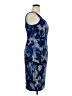 Maya Brooke 100% Polyester Print Blue Cocktail Dress Size 14 - photo 4
