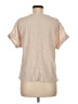 Unbranded 100% Polyester Tan Short Sleeve Top Size M - photo 2