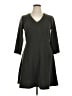 Merona Solid Gray Casual Dress Size XL - photo 1