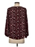 West Kei 100% Polyester Burgundy 3/4 Sleeve Blouse Size S - photo 2