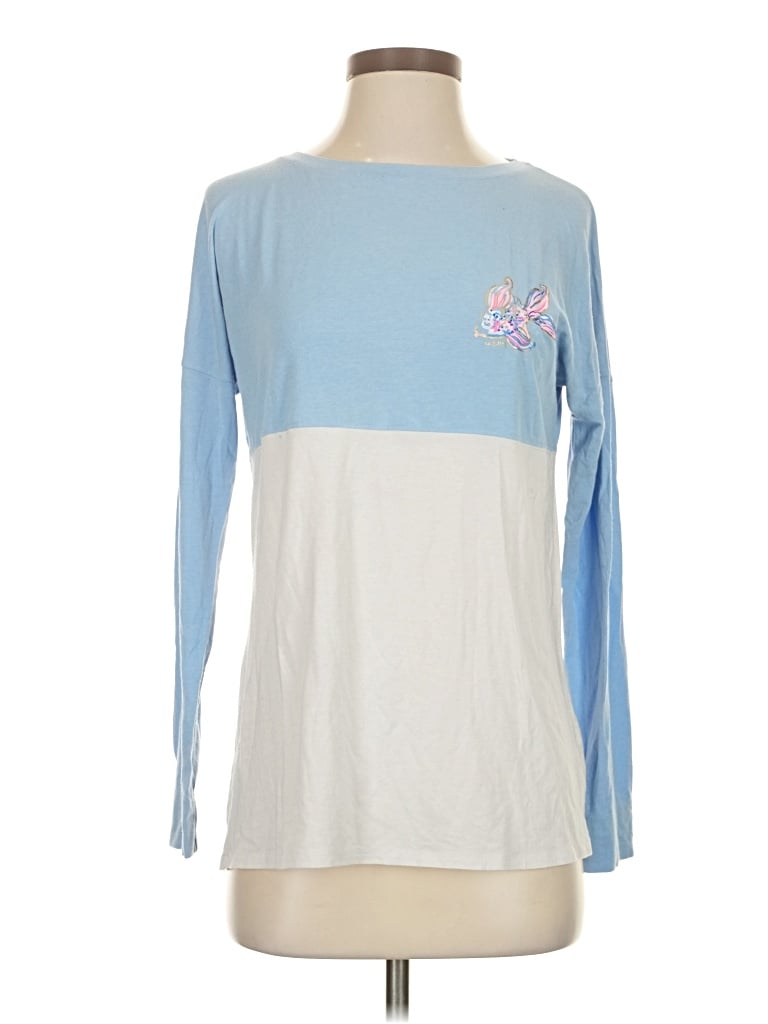 Pre-owned Lilly Pulitzer Long Sleeve T-shirt In Blue