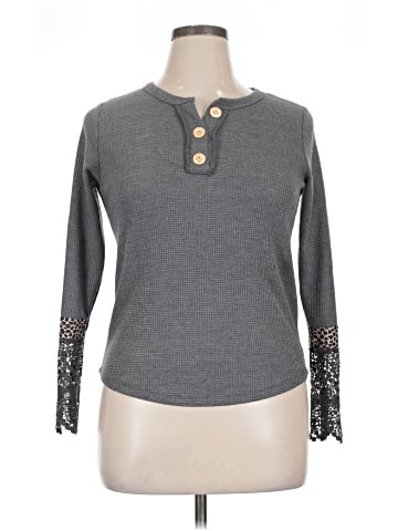 Icon Apparel Long Sleeve Henley (view 1)