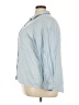 J.Jill 100% Rayon Blue 3/4 Sleeve Button-Down Shirt Size 3X - photo 5